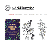 Tablet Screenshot of nanuillustration.com